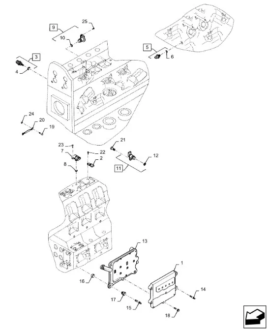 87470173 - Датчик температуры ОЖ
